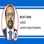 Interview Mr Dr S Vinod HOD EEE at Jerusalem College Of Engineering Chennai